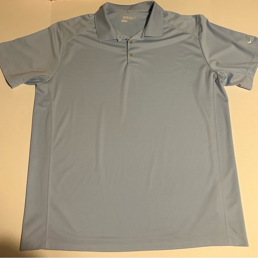 Nike Men's Sky Blue Polo Shirt